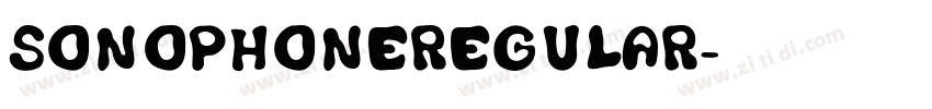 SonophoneRegular字体转换 SonophoneRegular字体转换