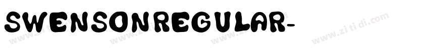SwensonRegular字体转换