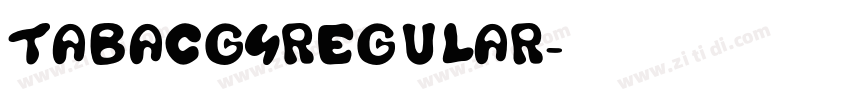 TabacG4Regular字体转换