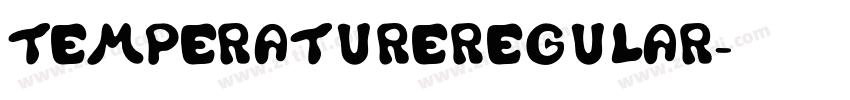 TemperatureRegular字体转换