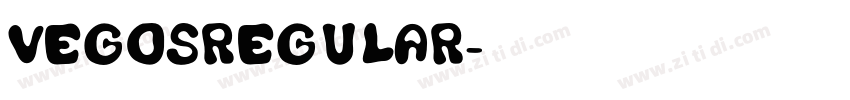 VegosRegular字体转换