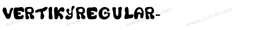 VertikyRegular字体转换 VertikyRegular字体转换