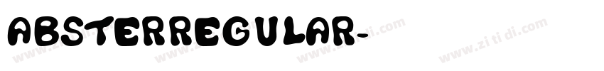 ABSTERRegular字体转换