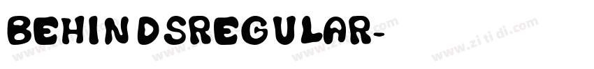 BehindsRegular字体转换