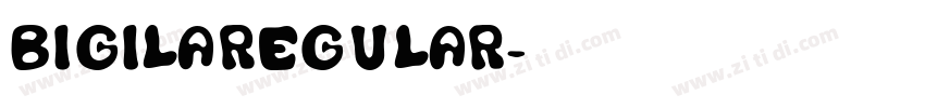 BigilaRegular字体转换
