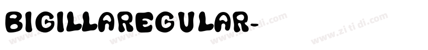 BigillaRegular字体转换
