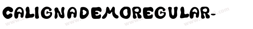 CalignaDEMORegular字体转换