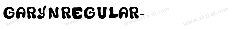 GarynRegular字体转换