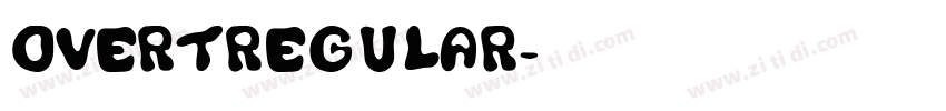 OvertRegular字体转换