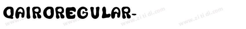 QAIRORegular字体转换 QAIRORegular字体转换
