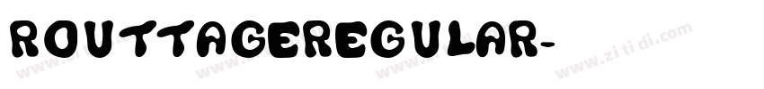 RouttageRegular字体转换 RouttageRegular字体转换