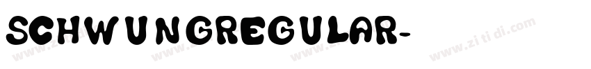 SchwungRegular字体转换
