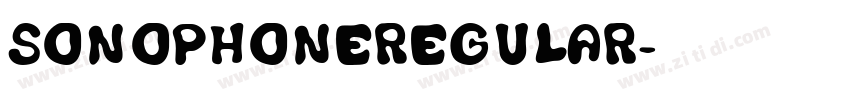SonophoneRegular字体转换 SonophoneRegular字体转换
