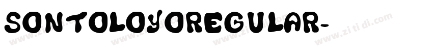 SontoloyoRegular字体转换