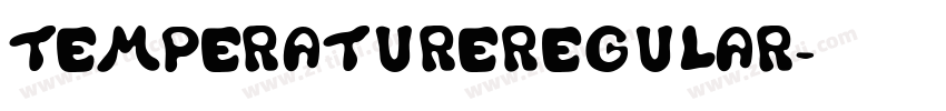 TemperatureRegular字体转换