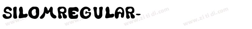 silomRegular字体转换