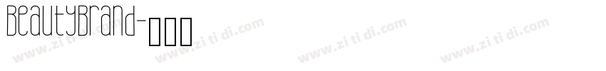 BeautyBrand字体转换