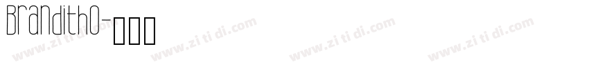 Branditho字体转换