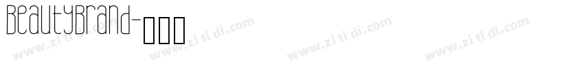 BeautyBrand字体转换