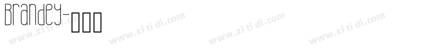 Brandey字体转换