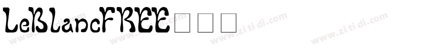 LeBlancFREE字体转换