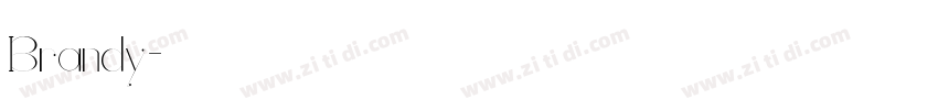 Brandy字体转换