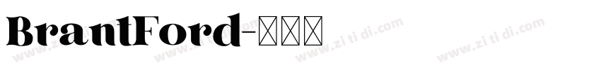 BrantFord字体转换