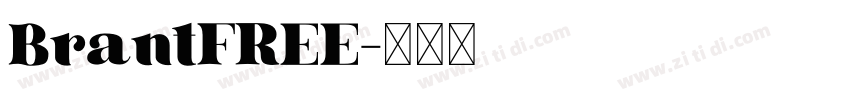 BrantFREE字体转换