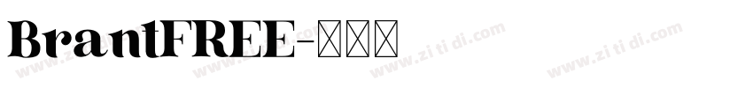 BrantFREE字体转换