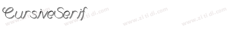 CursiveSerif字体转换