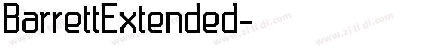BarrettExtended字体转换