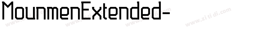 MounmenExtended字体转换