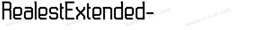 RealestExtended字体转换