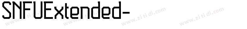 SNFUExtended字体转换