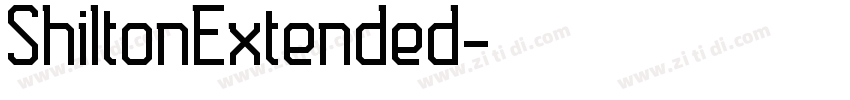 ShiltonExtended字体转换