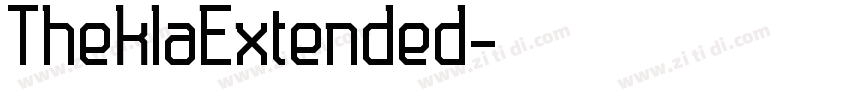 TheklaExtended字体转换