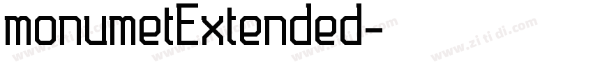 monumetExtended字体转换