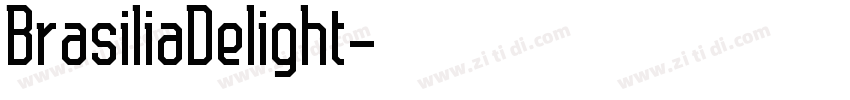 BrasiliaDelight字体转换