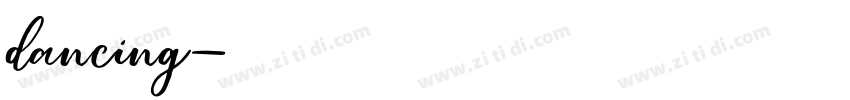 dancing字体转换