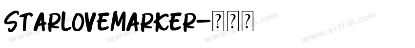 StarLoveMarker字体转换