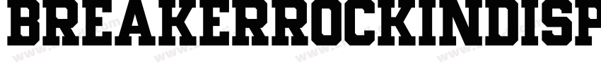 BreakerRockinDisplay字体转换
