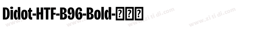 Didot-HTF-B96-Bold字体转换 Didot-HTF-B96-Bold字体转换