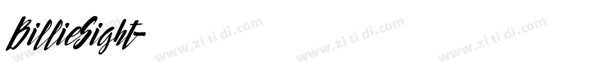 BillieSight字体转换