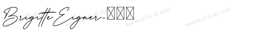 BrigitteEigner字体转换