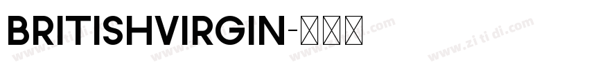 BritishVirgin字体转换