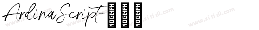 ArdinaScript字体转换