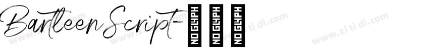 BartleenScript字体转换 BartleenScript字体转换