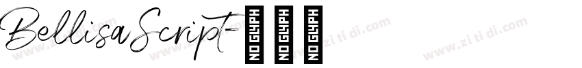BellisaScript字体转换