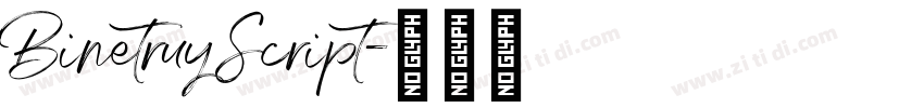 BinetruyScript字体转换
