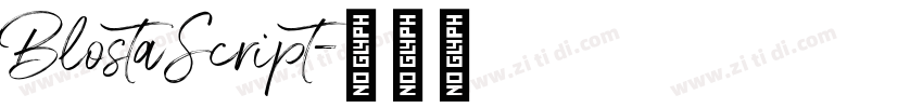 BlostaScript字体转换